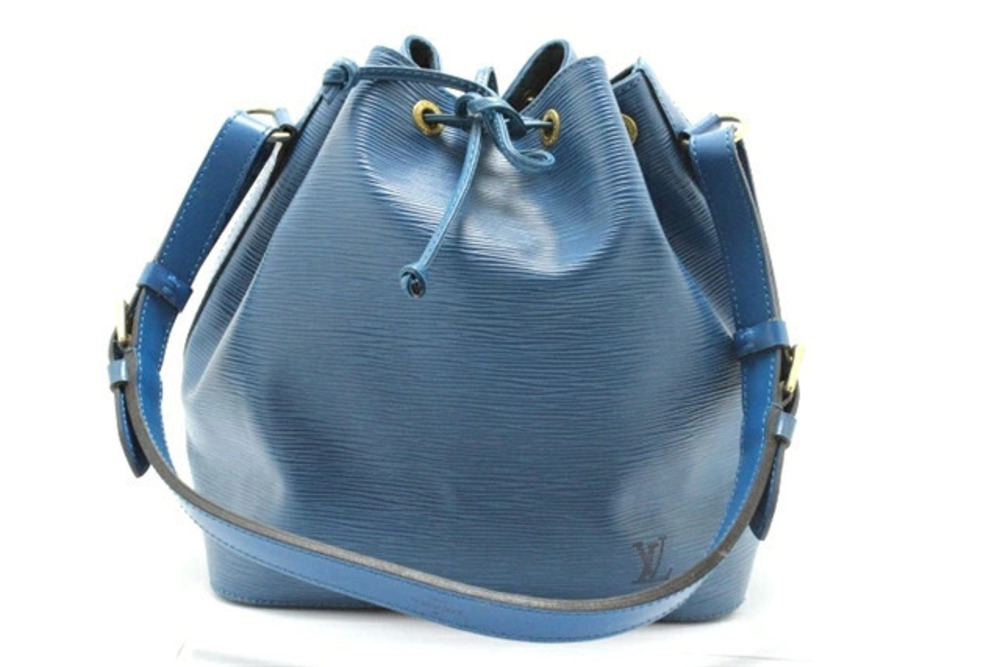LOUIS VUITTON Shoulder Bag Epi Toledo Blue